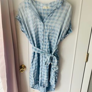 Gap Cloth and Stone Checkered Dress